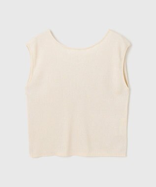 GRACE CONTINENTAL スパンコールリブトップ キナリ