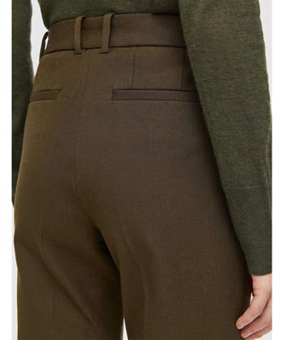 JOSEPH ギャバジンストレッチ　スリムストレートトラウザーズ Hass Avocado