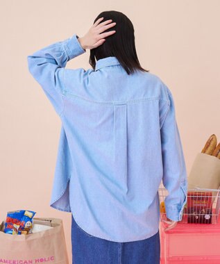 AMERICAN HOLIC 【PENNEY'S】ワークシャツ Light Indigo