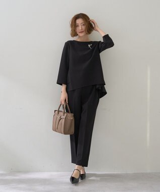 YECCA VECCA 【2点SET】バックフリルデザインセットアップ