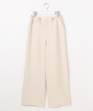 J.PRESS LADIES Springピーチ セミワイド パンツ サンドベージュ系