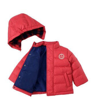 MIKI HOUSE HOT BISCUITS 【80-130cm】 ダウンジャケット 赤