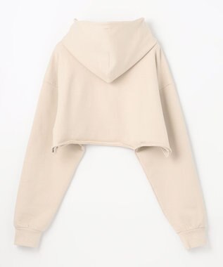 NAVE 【Nave  洗える】裏毛 クロップドパーカー アイボリー系