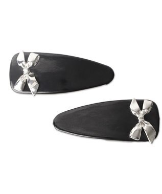 WEGO 【2点セット】L2Pモチーフパテッドバレッタ ブラック