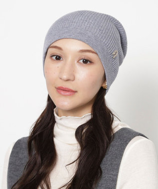 MOONBAT 【WEB限定】FURLA(フルラ)アーチロゴ付き ニット帽 帽子 UVカット 手洗いOK