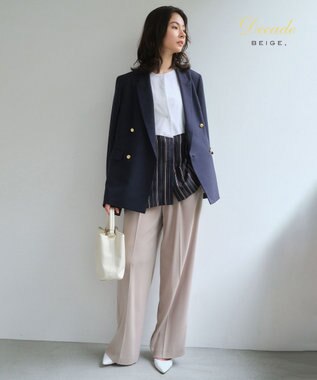 BEIGE， 【セットアップ対応】CINDY / ハイウエストパンツ