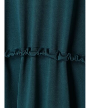 CRAFT STANDARD BOUTIQUE ポンチウエストドロストワンピース Blue