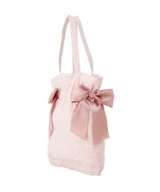 Maison de FLEUR リボンジャカードダブルリボントートバッグ Pink