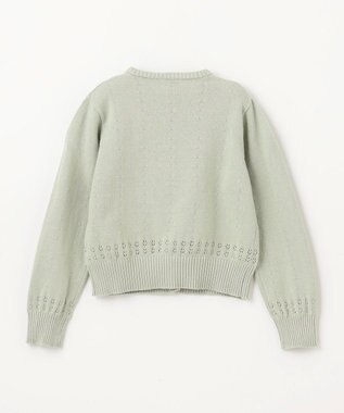 組曲 KIDS 【110-140㎝】クラシック カーディガン ミント系