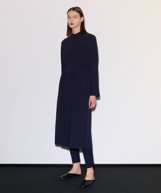 JOSEPH 【洗える】サテンジョーゼット　ドレス Navy