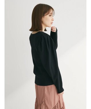 Green Parks ・ＳＵＧＡＲ　ＳＰＯＯＮ　タックスリーブプルオーバー Black