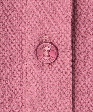 23区GOLF 【WOMEN】【WEB&一部店舗限定】ハニカムライトカノコ 半そでポロシャツ ピンク系