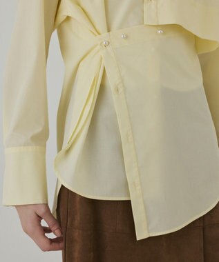 GRACE CONTINENTAL オーバーシャツ イエロー