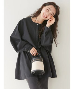 AMERICAN HOLIC サッカーワントーンティアードチュニック Black