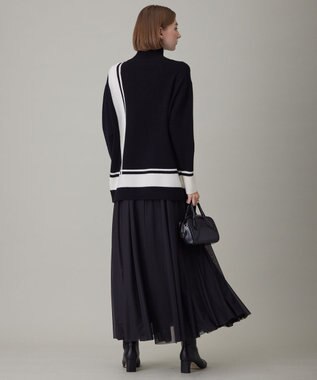 ICB 【洗える】ハイゲージチュール スカート ブラック系