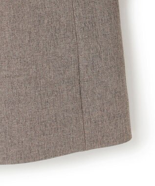 uncrave ウォッシャブルウールライクツイル ジャケット シャンブレーチャコール