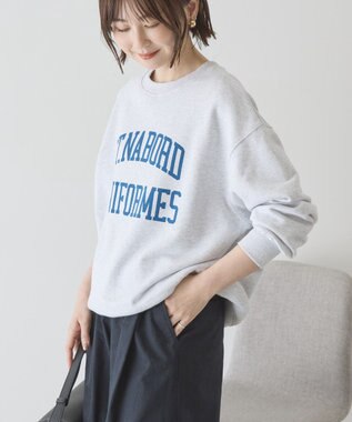 AMERICAN HOLIC カレッジロゴ裏毛スウェット Light Gray