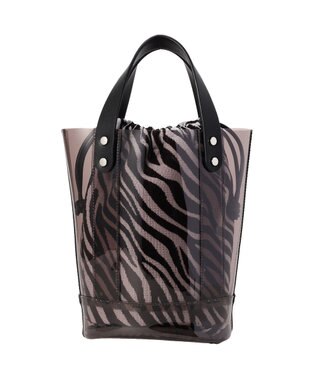 AMERICAN HOLIC 【2点セット】巾着付PVCバッグ Black