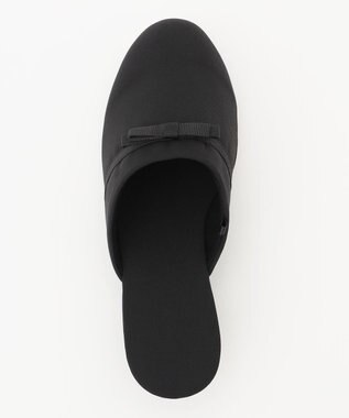 ANY SIS 【WEB・一部店舗限定】リボンヒール スリッパ ブラック