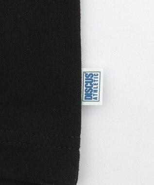 WEGO 【ユニセックス着用ITEM/MLサイズ展開】DISCUS　USAコットンブレンドクルーＴ ブラック