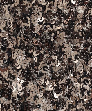 BEIGE， 【洗える】ALYSSUME / スパンコールストレッチニットスカート Khaki