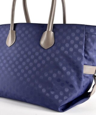 Y'SACCS 木村多江×Y'SACCS PolkaDots 2way トートバッグ ネイビー