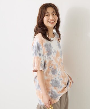 AMERICAN HOLIC 【WEB限定】タイダイ染めTシャツ Orange