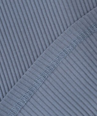 組曲 KIDS 【110-140㎝】 セーラーカラー リブトップス サックスブルー