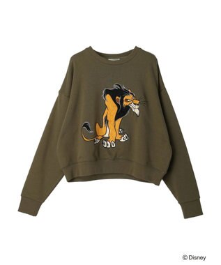 Green Parks Villains／パッチワーク裏毛プルオーバー Khaki