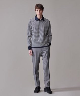 J.PRESS MEN 【きちんと感 × ニットのような柔らかな着心地】フレックスジャージ ポロシャツ ネイビー系1