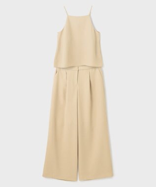 GRACE CONTINENTAL キャミ付レイヤードパンツ ベージュ