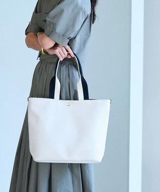 TOPKAPI 【Breath TOPKAPI】SCOTCH GRAIN スコッチグレイン プレーン 2トーンテープ ロングハンドル トートバッグ L