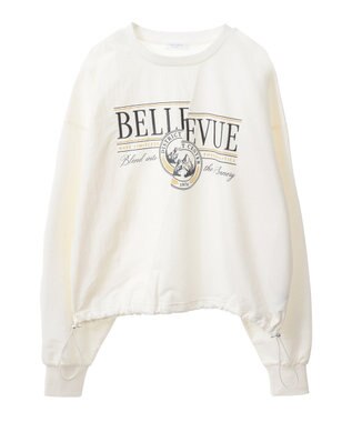 Green Parks リメイク風ナイロンドッキングプルオーバー Ecru