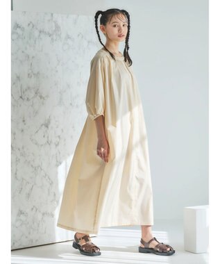 Green Parks ■ＥＳＣＡＲ　バックオープンギャザーワンピース Ivory