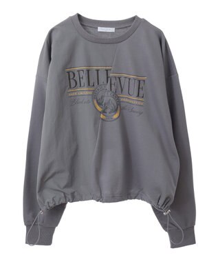 Green Parks リメイク風ナイロンドッキングプルオーバー Gray