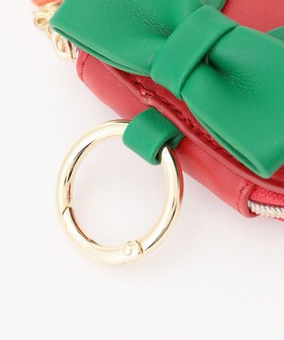 ANY KIDS 【Strawberry Collection】カラビナ付きいちごポーチ レッド