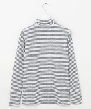 23区GOLF 【WOMEN】５０ｄカノコインナーボーダー カットソー ライトグレー系1