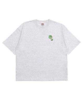 WEGO 【ユニセックス着用ITEM/SMLサイズ展開】別注BENDAVISワンポイントT（SS） アッシュグレー