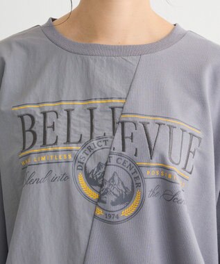 Green Parks リメイク風ナイロンドッキングプルオーバー Gray