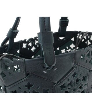 genten カレイド 手提げバッグ ネイビーブルー