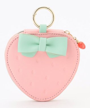 ANY KIDS 【Strawberry Collection】カラビナ付きいちごポーチ