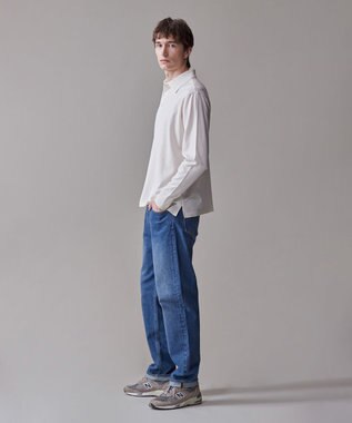 J.PRESS MEN 【きちんと感 × ニットのような柔らかな着心地】フレックスジャージ ポロシャツ アイボリー系