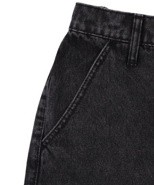 WEGO ヴィンテージウォッシュカーゴハーフパンツ ブラックその他