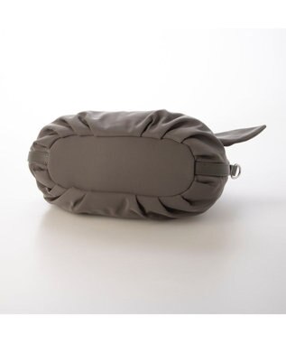 UNBILLION カシュカシュ cachecache / 下がりリボンナイロン2wayミニトートバッグ GY