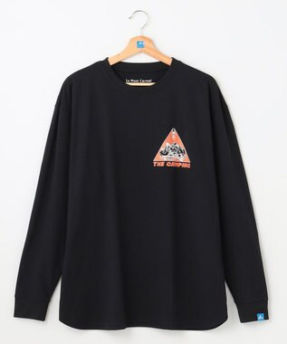 SHARE PARK MENS 【UNISEX】UVカット アートコラボロングTシャツ〈CAMP〉（L・XLサイズ） ブラック