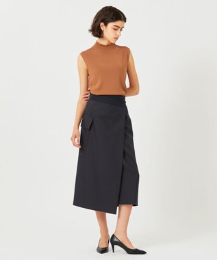 BEIGE， 【S-size】RABELAIS / ラップスカート Navy