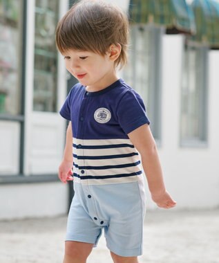 J.PRESS KIDS 【BOX付き】【70㎝】ロンパース&蝶ネクタイスタイ セット ネイビー系1