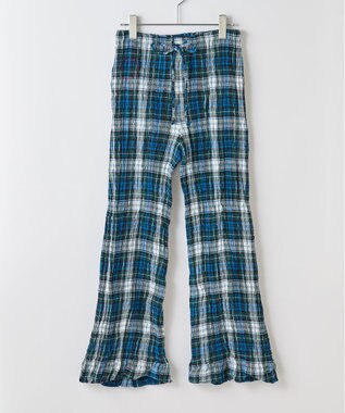 crêprie tsumori chisato creperie LONG PANTS -TARTAN CHECK  クレプリ タータンチェック ロングパンツ TARTAN GREEN