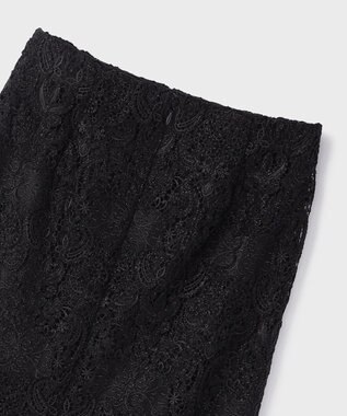 GRACE CONTINENTAL レ－スタイトスカート ブラック