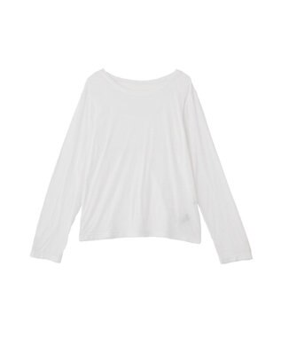 Green Parks シアー天竺プルオーバー Off White